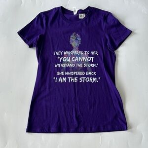 Bella Canvas Purple Size M Graphic Short Sleeve Tee NWT